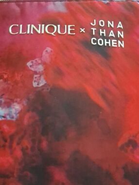 Clinique x Jona Than Cohen Pouch- NWT